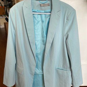 ASOS light blue oversized blazer size 14